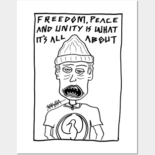 Freedom, Peace & Unity Posters and Art